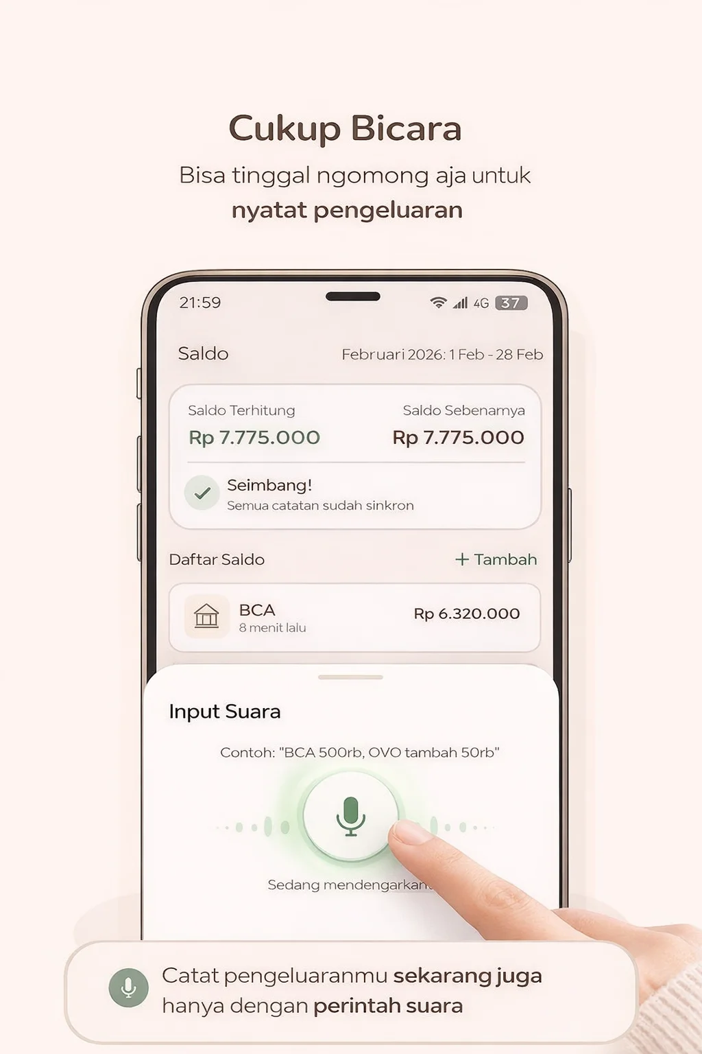 Voice input